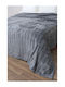 Anna Riska Double Fleece Blanket 220x240cm Dark Grey