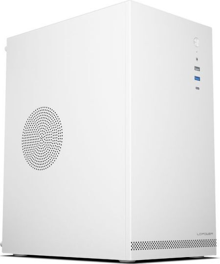LC-6100MW-ON Mini Tower Computer Case White