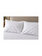 Decotelia Σετ Μαξιλαροθήκες με Φάσα White 53x75εκ.