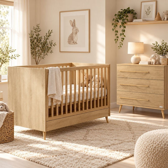 Casababy Σετ Βρεφικού Δωματίου με Κρεβάτι & Συρταριέρα