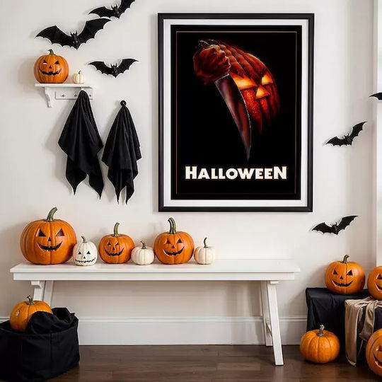 Poster Halloween Mv404 50cm X 70cm Λευκή Ξύλινη Κορνίζα-72267pd161415f55310