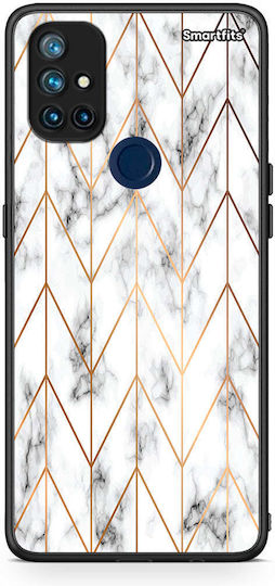 Smartfits Marmor Gold Geometrisch Oneplus Nord N10 5g Hülle