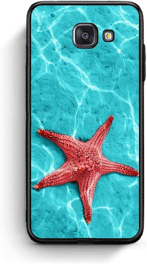 Smartfits Червен Калъф със звезда морска за Samsung Galaxy A5 2017