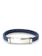 Borsari Men's Steel Bracelet with Diamond