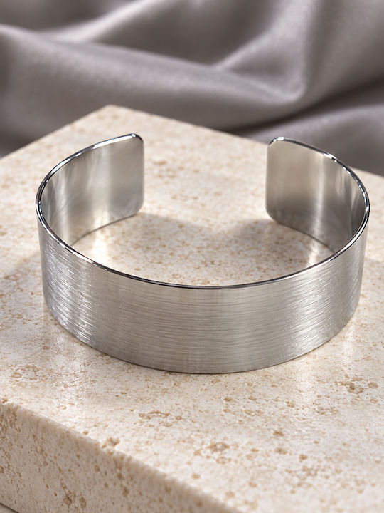 Kingleap Women's Steel Cuff Bracelet