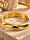 Kingleap Women's Gold-Plated Steel Cuff Bracelet