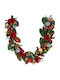 Rote Weihnachtsgirlande 183 × 23 cm