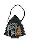 Marhome Christmas Gift Bag Black 14x8x22 cm 6 Pieces
