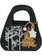 Marhome Christmas Gift Bag Black 16x9x16cm 6 Pieces