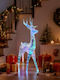 vidaXL Illuminated Christmas Figure Reindeer 86 cm High