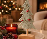 Christmas Decorative Wooden Tree 25 cm Green