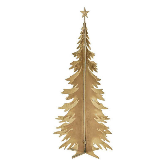 Christmas Decorative Metal Tree 129 cm Gold