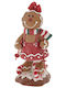 Christmas Plastic Candy Figure, Red, Height 22 cm