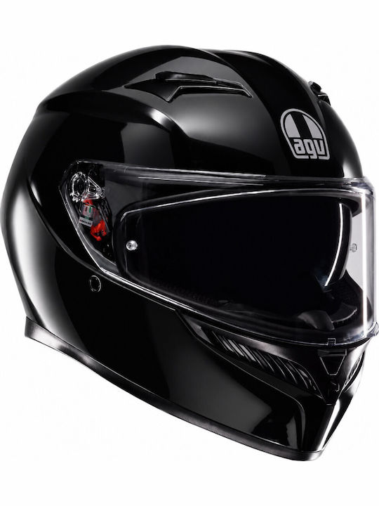 AGV K3 MPLK Mono Black Cască Moto Integrală ECE...