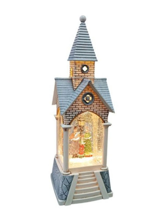 Aj Коледна Декоративна Фигура Със Сива Подсветка, Музика и Движение 32x10cm