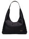 Women's Black Leather Shoulder Bag