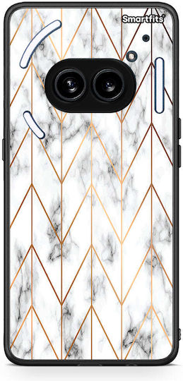 Smartfits Marmor Gold Geometrisch Nothing Phone 2a Hülle