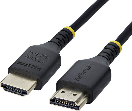 StarTech HDMI 2.1 Καλώδιο HDMI male - HDMI male 1m Μαύρο