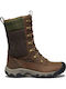 Greta Damen-Leder-Schneestiefel Braun