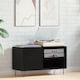 vidaXL Dulap pentru Discuri de Vinil, Fag Negru, 85 x 38 x 48 cm