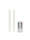 Addison Ross Decorative LED Lamp Warm White Wax Polish 2pcs