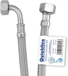 Inox Quickflex Spiralschlauch Winkel 80 cm Weib...