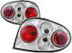 Set of Chrome Rear Lights for Renault Megane 3D Coupe 1996 to 2010.02 Sonar Code 0034978