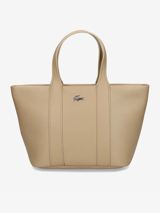 Lacoste Geantă Top Handle Bag de Damă Tote Bej