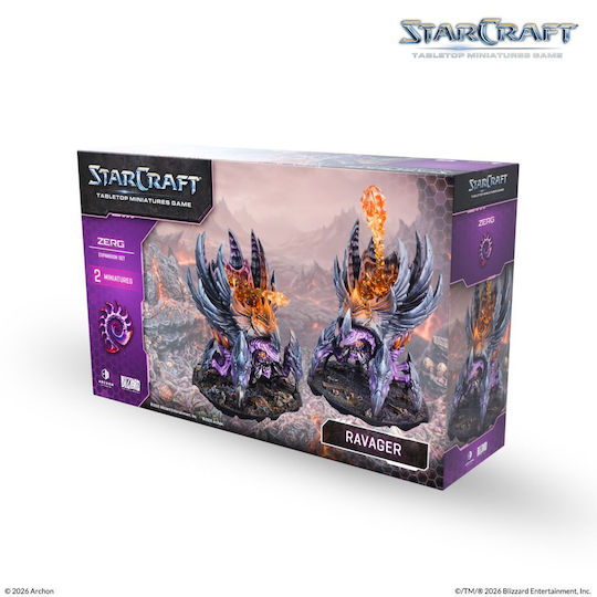 Starcraft Zerg Ravager Разширителен Комплект с 2 Миниатюри