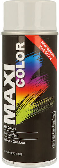 Maxi Color Lackspray RAL 7035 Hellgrau Glänzend 400 ml Für Metall, Holz & Kunststoff