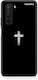 Smartfits Бял кръст Калъф за Huawei P40 Lite 5G