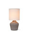Lucide 47551-81-41 Filiz Table Lamp Taupe White White
