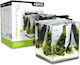 Aquael Fish Aquarium with 49 L Capacity, Lighting, Heater, Black Filter