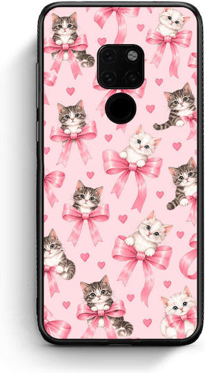 Smartfits Kittens Pink Bows On Pink Huawei Mate 20 Θήκη
