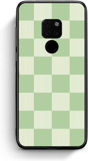Smartfits Sage Cream Калъф с райета и каре за Huawei Mate 20