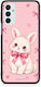 Smartfits White Bunny Pink Bows Samsung Galaxy M13 Case