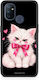 Smartfits Grumpy Party Kitten On Black Oneplus Nord N100 Θήκη