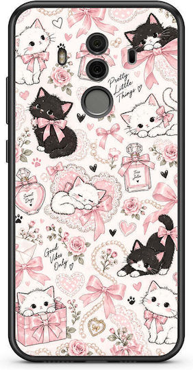 Smartfits Pink Bows Kittens Collage Huawei Mate 10 Pro Θήκη