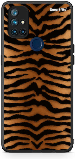 Smartfits Tiger Print Orange Black OnePlus Nord N10 5G Hülle