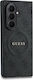 Guess 4G Carcasă Classic din Piele pentru Samsung Z Fold 8 Ultra Neagră Backcover