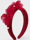 Mayoral Kids' Hairband with Red Flower