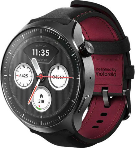 Moto Watch Ultra Stainless Steel 46mm Waterproof with eSIM and Heart Rate Monitor (Gunmetal)