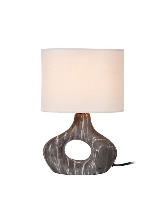 Lucide Lightning Table Lamp with Black Shade an...