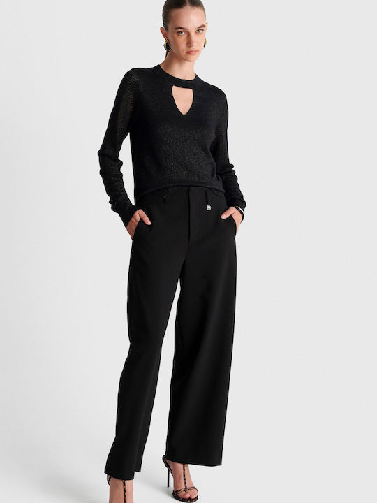 ALE - The Non Usual Casual Women's Black Blouse