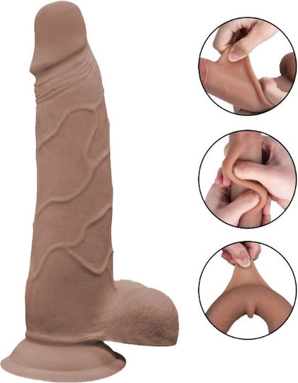 Passion Labs Ρεαλιστικό Dildo με Βεντούζα