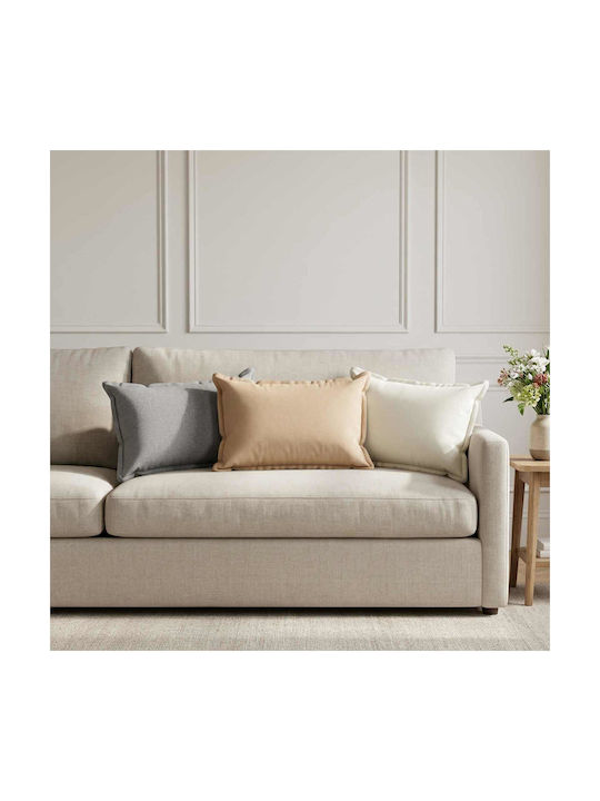 vidaXL Μαξιλάρι Καναπέ Houten Γκρι 30x50εκ.