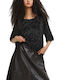 Damenbluse Schwarz