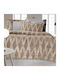 Guy Laroche Sherpa Comforter Set King Size 260x240cm Zadic Camel 530 GSM