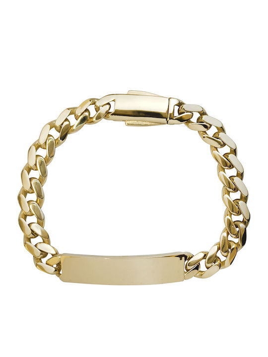 Daskalakis Men's 14K Gold Id Bracelet