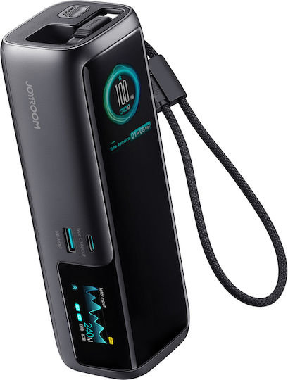 Joyroom PODIX PR70 външна батерия 25000 mAh 240 W с USB-A порт и USB-C порт Power Delivery / Quick Charge / PPS Сива
